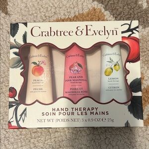 Crabtree & Evelyn Hand Therapy Set - Peach, Pink, Yellow